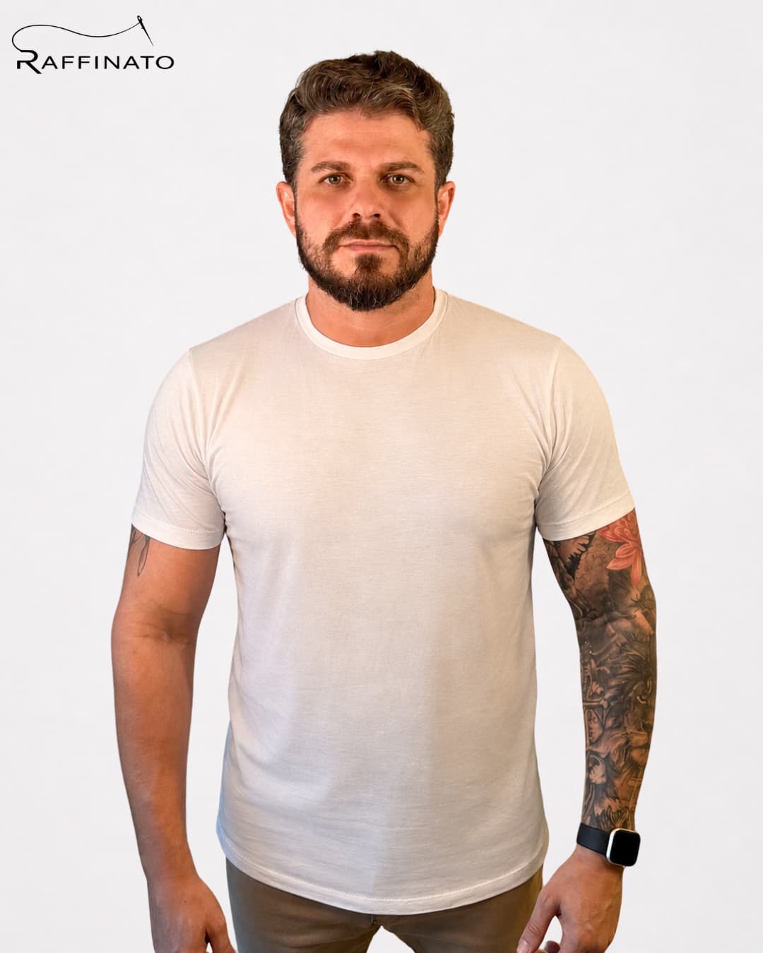 Algodão Pima Branco Masculino