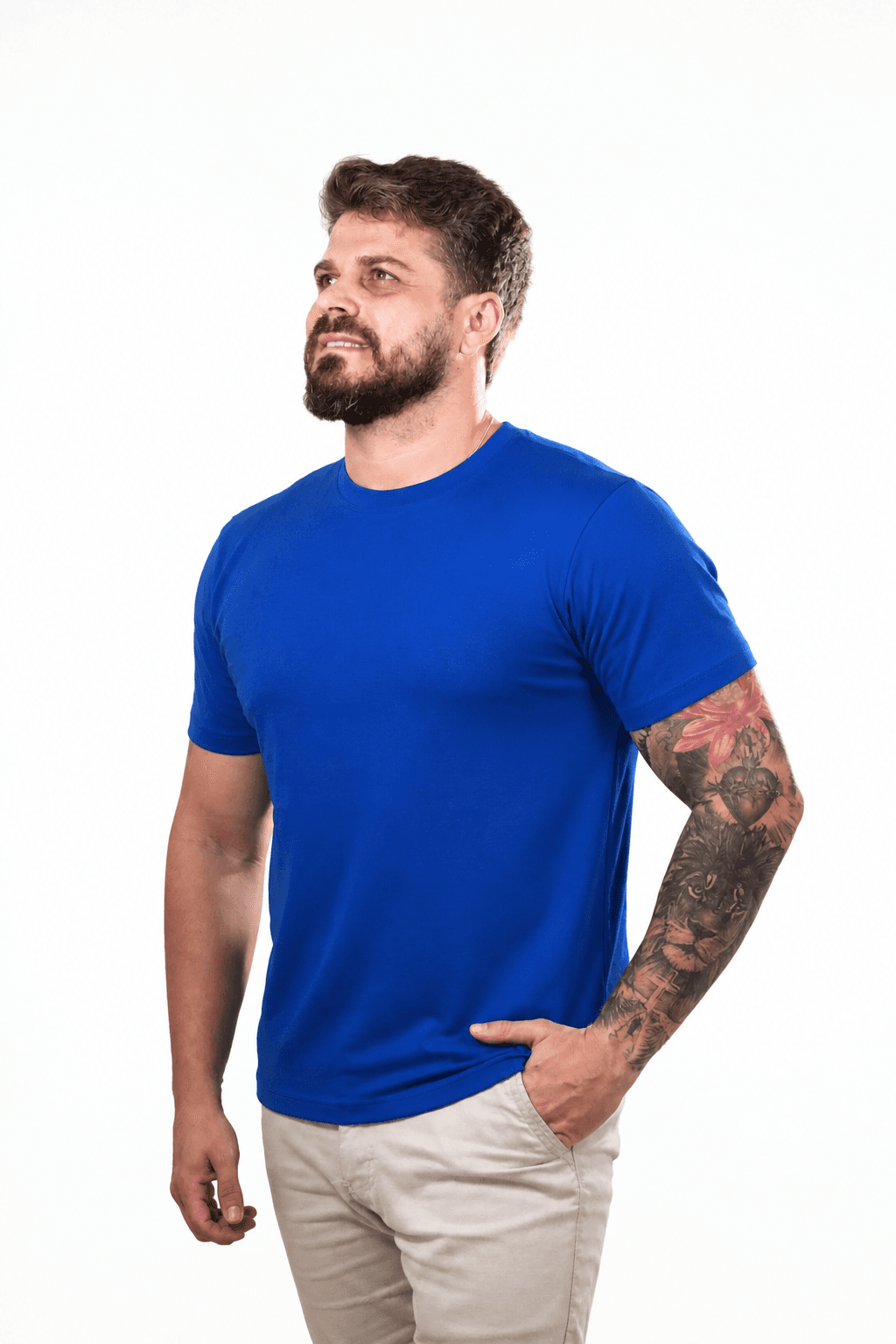 Penteado Azul Royal Masculino